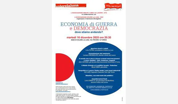 "ECONOMIA di GUERRA e DEMOCRAZIA, DOVE STIAMO ANDANDO"?