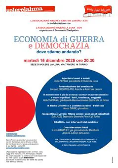"ECONOMIA di GUERRA e DEMOCRAZIA, DOVE STIAMO ANDANDO"?