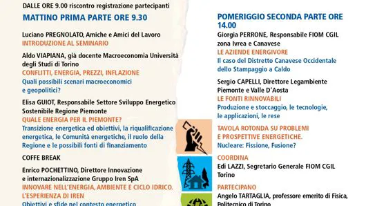 Programma seminario divulgativo: ENERGIA